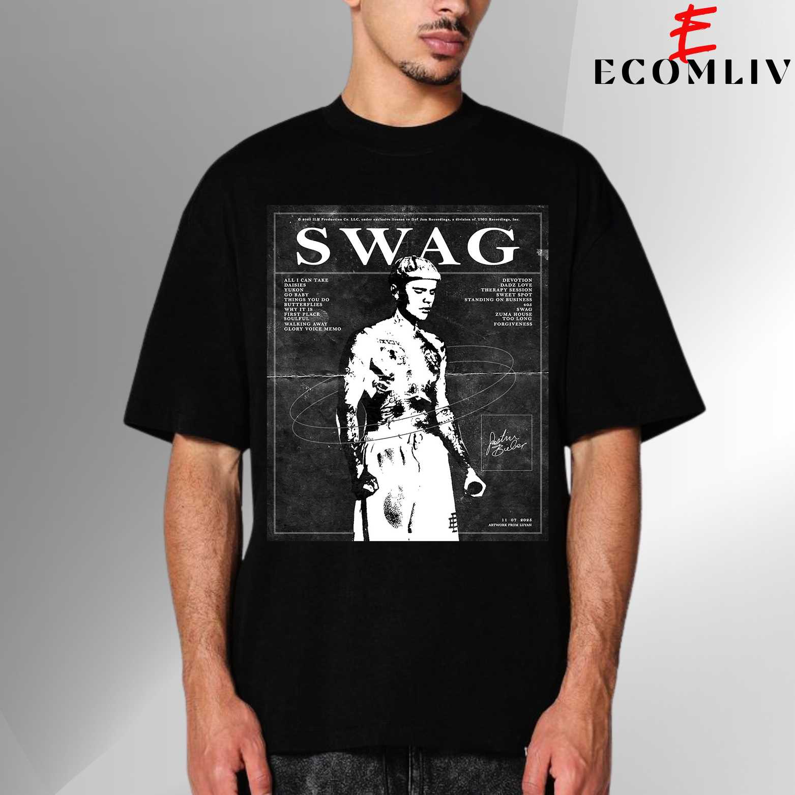 Justin Bieber Retro Unisex Shirt, Pop Star Streetwear T-Shirt